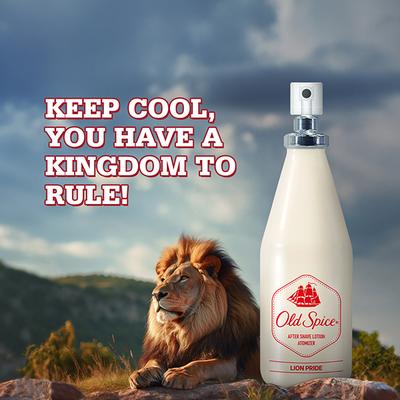 Old Spice Aftershave Lotion -Atomizer Spray, Lionpride 150 ml - Aftershave Lotion