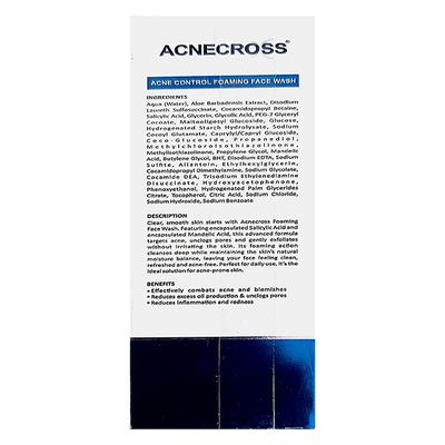 ACNECROSS ACNE FOAMING Face Wash 100ml - Cleanser-Oth