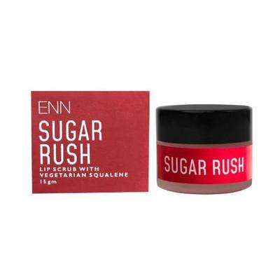 Enn Sugar Rush Lip Scrub with Vegetarian Squalene 15gm - Lip Scrubs