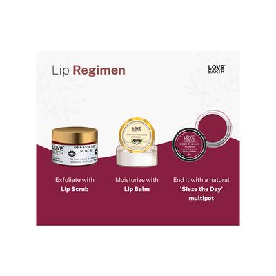 Love Earth Lip & Cheek Tint Multipot-Sieze The Day with Richness Of Essential Oils 8 gm - Blushes