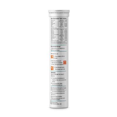 Healthvit Multivitamin Effervescent Tablet - Orange Flavour 20's - Multi-Vitamins