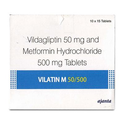 VILATIN M 50/500 Tablet 15's - Diabetes-Ant