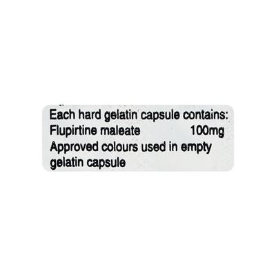 Flupirza 100mg Capsule 10'S - Pain relief-Ano