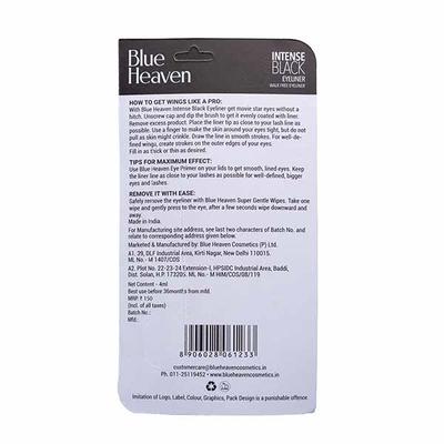 Blue Heaven 24HR Intense Black Eyeliner Glide on 4 ml - Eyeliners