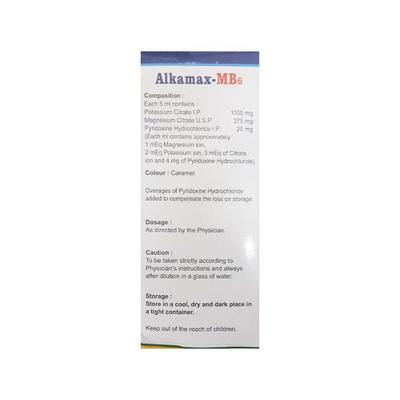 ALKAMAX MB6 MANGO FLAVOUR SUGAR FREE Oral Solution 200ml - Kidney Disease/Stones-Oth