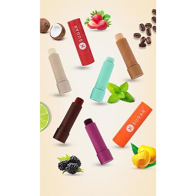 SUGAR Cosmetics Tipsy Lips Moisturizing Balm - 07 Bramble 4.5 gm - Lipsticks