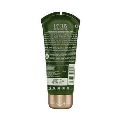 Lotus Botanicals Vitamin C Skin Brightening Face Wash 100ml - Face Wash & Cleansers