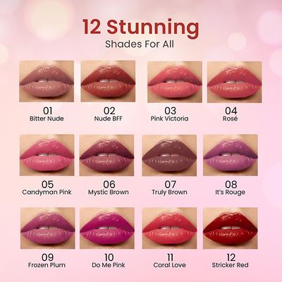 Swiss Beauty My Shine Lipstick - Stricker Red 1.5 gm - Lipsticks