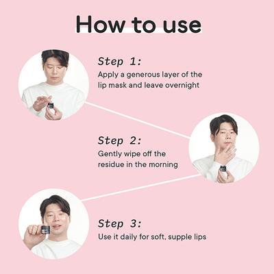 Quench Botanics Lip Sleeping Mask with Cherry Blossom for Intense Hydration & Plumpness 15 ml - Masks & Peels