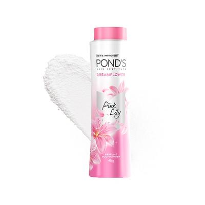 Pond's Dreamflower Fragrant Talcum Powder, Pink Lily 50 gm - Talcum Powders