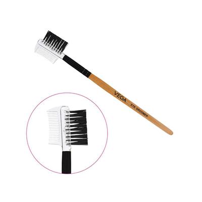 Vega Eye Groomer, Wooden Color 2's - Eye Brush