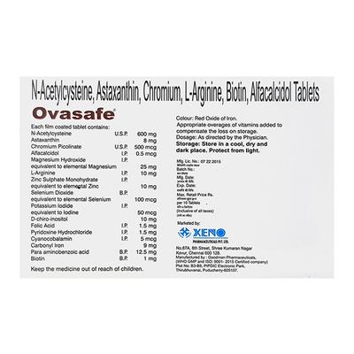Ovasafe Tablet 10'S - Supplements-Vam