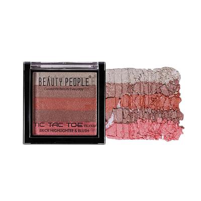 Beauty People Brick Highlighter & Blush Shade 01 7 gm - Highlighters & Illuminators