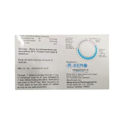 VALUECOC L 0.15 Tablet 21's - Hormonal Therapy-Oes