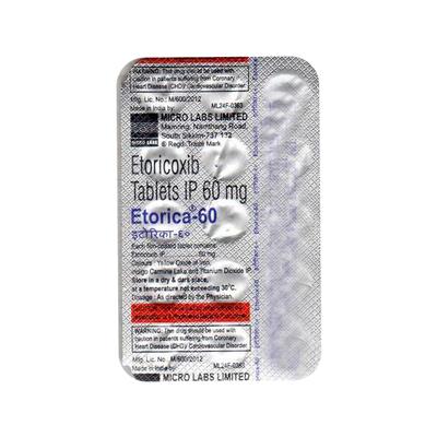 ETORICA 60 Tablet 15's - Pain relief-Nsa
