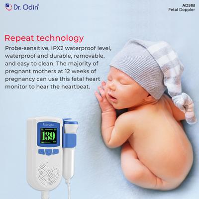 Dr. Odin Fetal Doppler (AD51B) with Ultrasound Gel 1's - Fetal Doppler