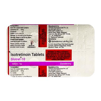 Glotret 10mg Tablet 10'S - Acne-Acn