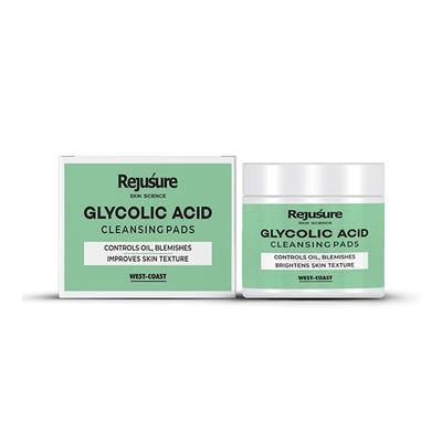 Rejusure Glycolic Acid Cleansing Pad 50's - Cotton Buds & Balls