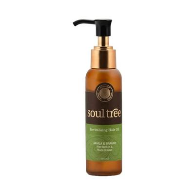 SoulTree Revitalizing Hair Oil with Aamla & Brahmi 120 ml - Hair Oils