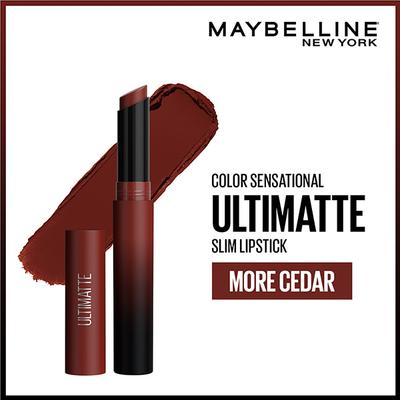 Maybelline New York Color Sensational Ultimatte Lipstick, More Cedar 1.7 gm - Lipsticks