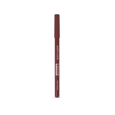 Matt Look Colorite Lip Contour, Lighweight Application, Maroon Vibes-03 0.9 gm - Lip Liners