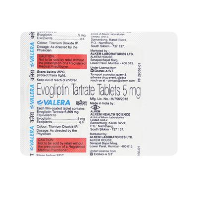 VALERA Tablet 15's - Diabetes-Ant