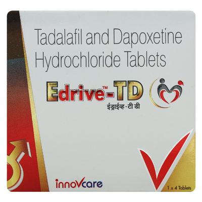EDRIVE TD Tablet 4's - Impotence/Erectile Dysfunction (Ed)