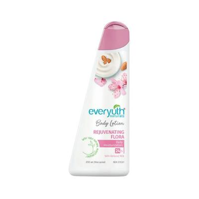 Everyuth Naturals Lotion Rejuvenating Flora Bottle 200 ml - Lotions & Creams