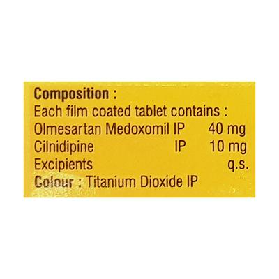 OLMEVAC CL 40/10 Tablet 10's - Hypertension-Ang