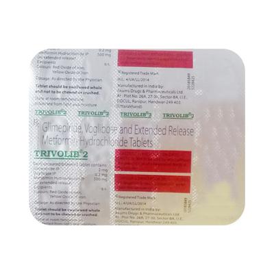 TRIVOLIB 2 Tablet 15's - Diabetes-Ant