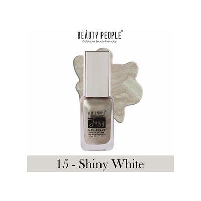Beauty People Jazz Nail Color 15 Shiny White 11 ml - Nail Polish