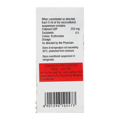 Refzil O 250mg Suspension 30ml - Bacterial Infections-Cep