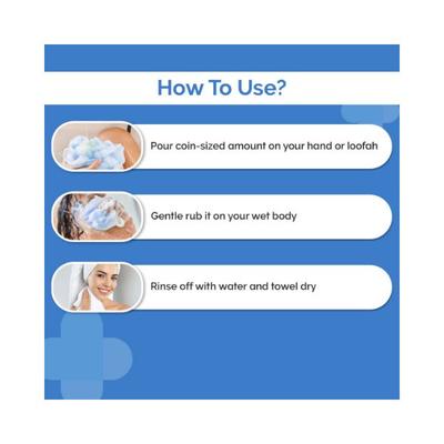 The Derma Co. 1 Percent Salicylic Acid Daily Exfoliating Body Wash for Rough & Bumpy Skin 250ml - Shower Gels & Body Wash