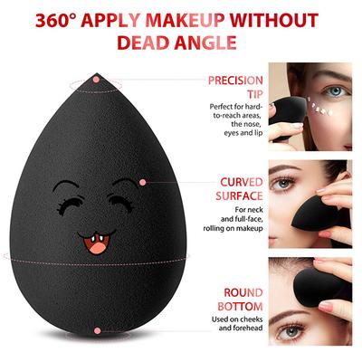 Bronson Professional black tear drop beauty blender sponge 1's - Sponges & Applicators