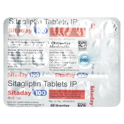 SITADAY 100 Tablet 15's - Diabetes-Ant