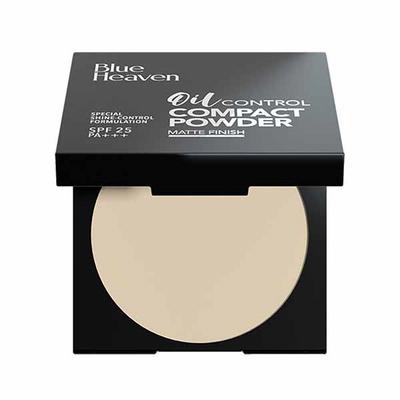 Blue Heaven Oil control Compact Powder, Matte Finish Special Shine-Control Formulation SPF 25 PA+++ Vanilla-Very Fair 101 8gm - Compact Powder