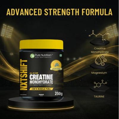 Pure Nutrition NXTSHIFT All-In-One Creatine Monohydrate Powder 100 g - Multi-Vitamins