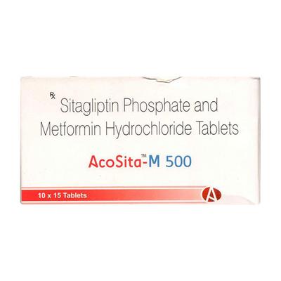 ACOSITA M 500 Tablet 15's - Diabetes-Ant