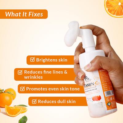 Fixderma Vitamin-C Foaming Face Cleanser 100 ml - Face Wash & Cleansers