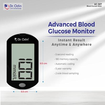 Dr. Odin Blood Glucose Monitor (GDH) (AC 307) (Meter Only) 1's - Blood Glucose Monitors/Test Strips