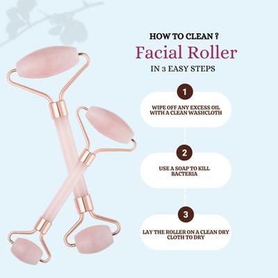 Riyo Herbs Rose Quartz Face Roller 1's - Facial Kits