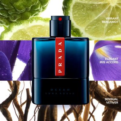 Prada Luna Rossa Ocean Edt Vap 100 ml - Men Perfumes (Edt/Edp)