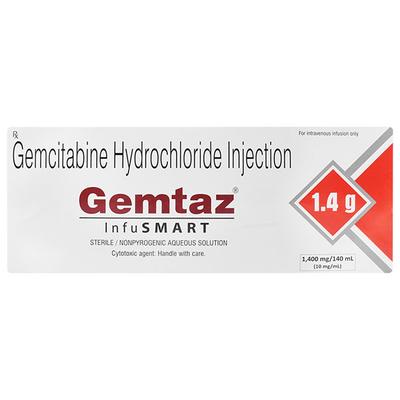 GEMTAZ INFUSMART 1.4gm Injection 140ml - Cancer Oncology-Cyt