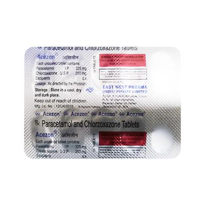 Acezon Tablet 10'S - Fever-Ana