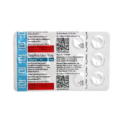 GLUJECT 10 Tablet 15's - Diabetes-Ant