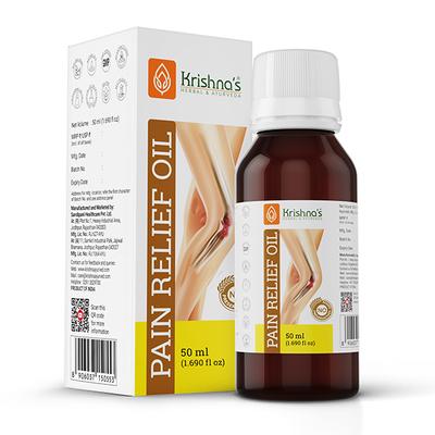 Krishna's Herbal & Ayurveda Pain Relief Oil 50 ml - Pain Relief (Ayush)