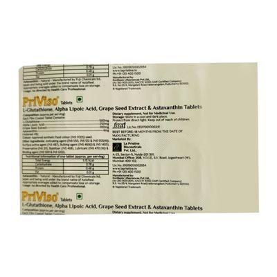 Priviso Tablet 10'S - Supplements-Vam