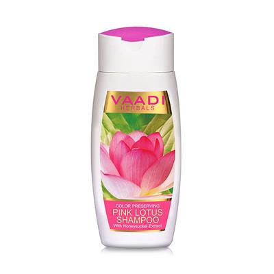 Pink Lotus Shampoo With Honeysuckle Extract - Color Preserving 110 ml - Shampoos