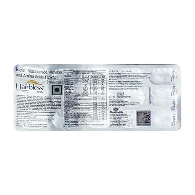 HAIRBLESS GLUTEN FREE Tablet 15's - Supplements-Vam