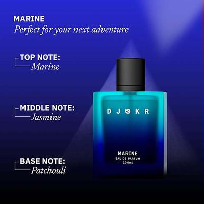 Djokr Marine Perfume For Men - Eau De Parfum, Premium Luxury Long Lasting Fragrance Spray 100 ml - Men Perfumes (Edt/Edp)